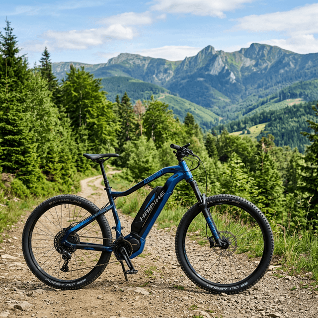 Wypożyczalnia rowerów elektrycznych Brenna - e-bike hardtail w Beskidach
